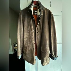 Peter Millar Shearling Steamboat Jacket in size XL